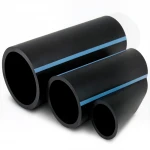 أنابيب HDPE الوطني لشبكات المياه الغير مضغوطة  ضغط 4 بار قطر خارجي 400 مم سمك 7.9 مم لون اسود