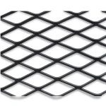Hot Rolled Black Steel Expanded Metal Mesh Khaleeji 2.7 mm Thick 1.22m Width 7m Length