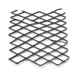 Hot Rolled Black Steel Expanded Metal Mesh Khaleeji 2.3 mm Thickness 7 m Length 1.22 m Width