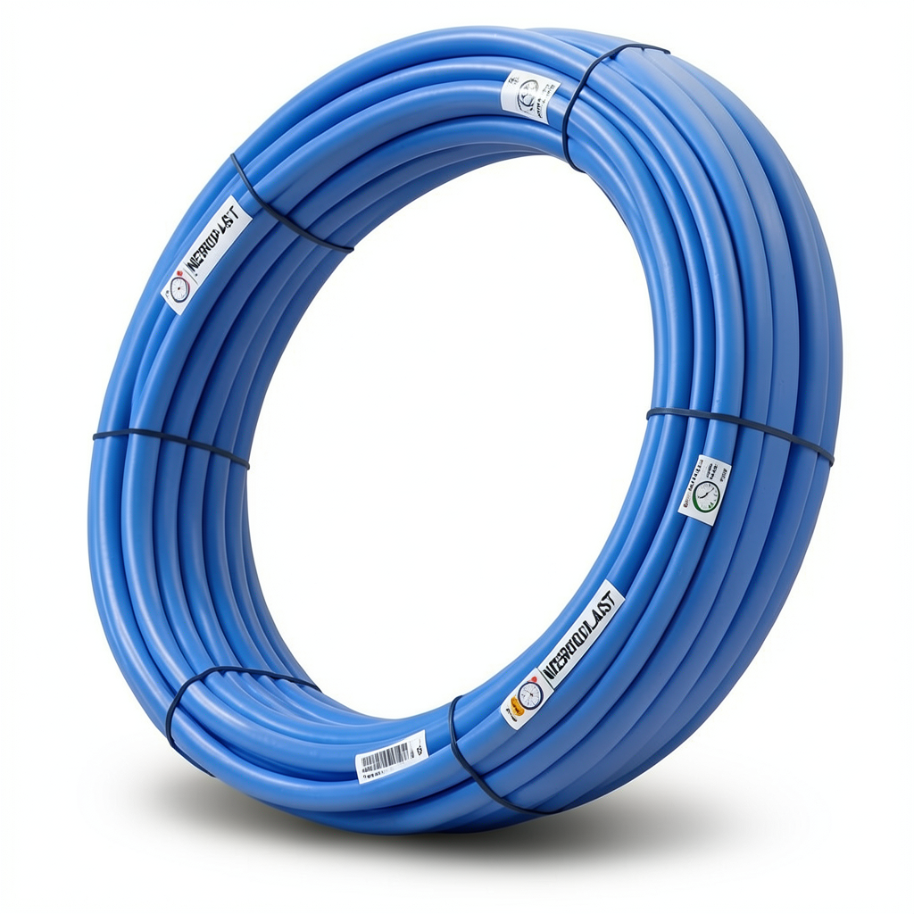 HDPE Pipes PE 80 Pressure 3.2 Bar Outside Diameter 110 mm Thickness 2.7 mm Blue | NEPROPLAST