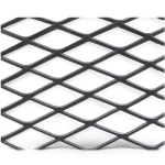 Hot Rolled Black Steel Expanded Metal Mesh Khaleeji 2.8 mm Thickness 1.22x1 m