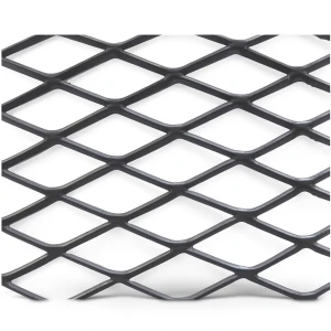 Hot Rolled Black Steel Expanded Metal Mesh Khaleeji 2.8 mm Thickness 1.22x1 m