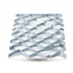 Galvanized Steel Expanded Metal Mesh  [Mazyoon] Thickness 2.7 mm Width 1.22 meter Length 4 M | Bait Al Tatawor Company