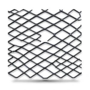 Hot Rolled Black Steel Expanded Metal Mesh Khaleeji 2.7 mm Thickness 1.22 m Width 2 m Length