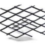 Hot Rolled Black Steel Expanded Metal Mesh 2.8 mm Thickness 1.22 m Width 3 m Length