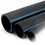 مواسير HDPE الوطني لشبكات المياه ذات الضغط العالي  ضغط 6 بار قطر خارجي 630 مم سمك 18.4 مم لون اسود