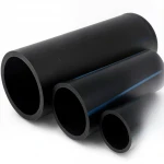 مواسير HDPE الوطني لشبكات المياه ذات الضغط العالي  ضغط 6 بار قطر خارجي 125 مم سمك 3.7 مم لون اسود