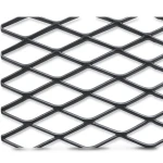 Hot Rolled Black Steel Expanded Metal Mesh Khaleeji 2.8 mm Thick 1.22x4 m