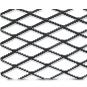 Hot Rolled Black Steel Expanded Metal Mesh Khaleeji 2.8 mm Thick 1.22x4 m