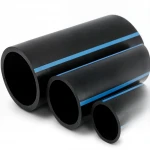 مواسير HDPE الوطني لشبكات المياه ذات الضغط العالي  ضغط 6 بار قطر خارجي 180 مم سمك 5.3 مم لون اسود