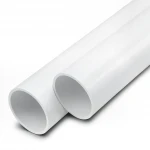 مواسير UPVC الوطني  ضغط 10 بار  قطر خارجي 50 مم سمك 2.4 مم لون أبيض