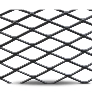 Hot Rolled Black Steel Expanded Metal Mesh Khaleeji 2.8 mm Thickness 1.22x6 m