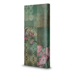Italian Patterned Wall Decoration 10m x 0.53m, Green Color Model 41243