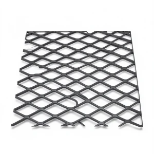 Hot Rolled Black Steel Expanded Metal Mesh 2.8 mm Thickness 7 m Length 1.22 m Width