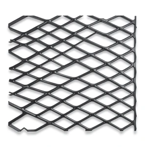 Hot Rolled Black Steel Expanded Metal Mesh Khaleeji 2.8 mm Thickness 1.22x1 m