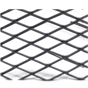 Hot Rolled Black Steel Expanded Metal Mesh Khaleeji 3 mm Thickness 1.22m Width 3m Length