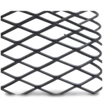 Hot Rolled Black Steel Expanded Metal Mesh Khaleeji 2.8 mm Thick 1.22x4 m