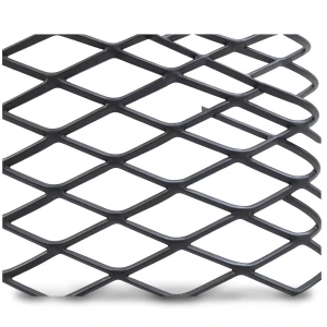 Hot Rolled Black Steel Expanded Metal Mesh Khaleeji 2.8 mm Thick 1.22x4 m