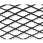 Hot Rolled Black Steel Expanded Metal Mesh Khaleeji 2.3 mm Thickness 1.22x6 m