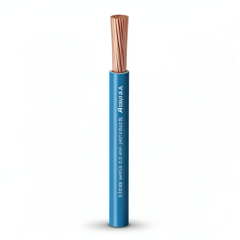 Stranded Copper Single Wire 10 sq mm, Heat Resistant PVC 450/750V | Al Fanar