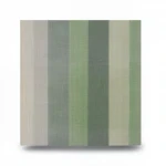 Striped wall decoration, green with beige color, length 10 m, width 0.73 m, model 45122 