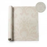 Wall decoration classic design, size 10 m x 1.06 m, pale beige color, model 700002