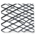 Hot Rolled Black Steel Expanded Metal Mesh Khaleeji 2.8 mm Thickness 1.22x6 m