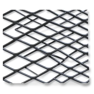 Hot Rolled Black Steel Expanded Metal Mesh Khaleeji 2.8 mm Thickness 1.22x6 m