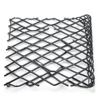 Hot Rolled Black Steel Expanded Metal Mesh 2.8 mm Thickness 7 m Length 1.22 m Width