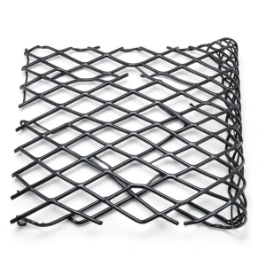 Hot Rolled Black Steel Expanded Metal Mesh 2.8 mm Thickness 7 m Length 1.22 m Width