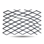 Hot Rolled Black Steel Expanded Metal Mesh Khaleeji 3 mm Thickness 1.22m Width 1m Length