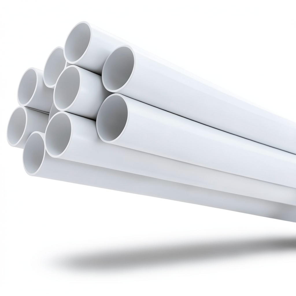 UPVC Pipes 4 Inch Thickness 6.02 mm White Color