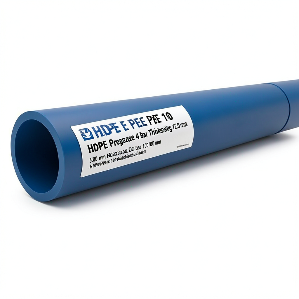مواسير HDPE PE 100 ضغط 4 بار قطر 500 مم سمك 12.3 مم أزرق | نيبروبلاست