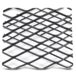 Hot Rolled Black Steel Expanded Metal Mesh 3 mm Thick 1.22x2 m