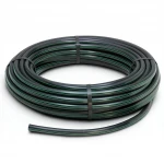 لفة أنابيب بلاستيك HDPE ضغط  9.8 بار [PE 63] قطر خارجي 125 مم  SDR 9  لون اسود مع خط اخضر | مصنع المنى