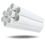 مواسير UPVC مقاس 8 إنش سمك 8.18 مم لون أبيض