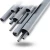 UPVC Pipes Outside Diameter 40 mm Thickness 1.8 mm Gray Color - Image 1