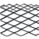 Hot Rolled Black Steel Expanded Metal Mesh 2.7 mm Thickness 1.22x3 m