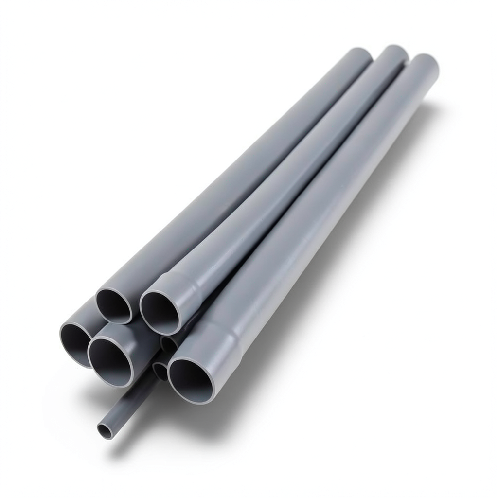 UPVC Pipes Outside Diameter 63 mm Thickness 1.9 mm Gray Color