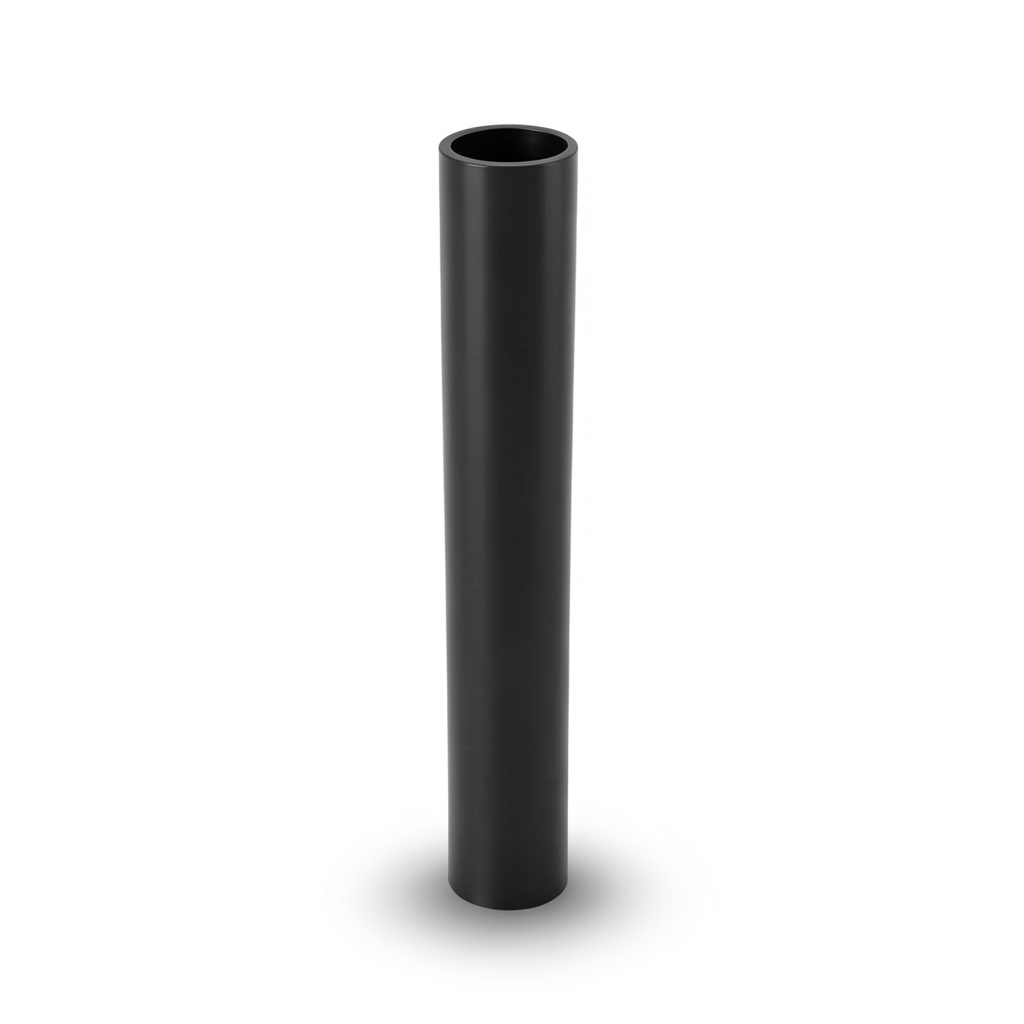 أنابيب HDPE ضغط 20 بار قطر خارجي 10 مم سمك 1.8 مم لون أسود