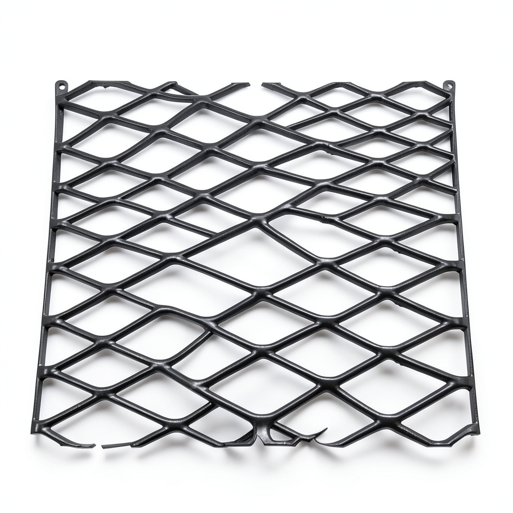 Hot Rolled Black Steel Expanded Metal Mesh Khaleeji 3 mm Thickness 1.22m Width 4m Length