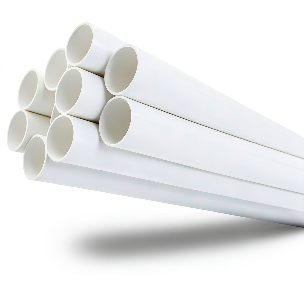 UPVC Pipes 3 Inch Thickness 5.49 mm White Color