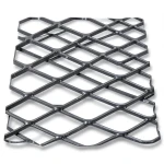 Hot Rolled Black Steel Expanded Metal Mesh Khaleeji 2.7 mm Thick 1.22m Width 7m Length
