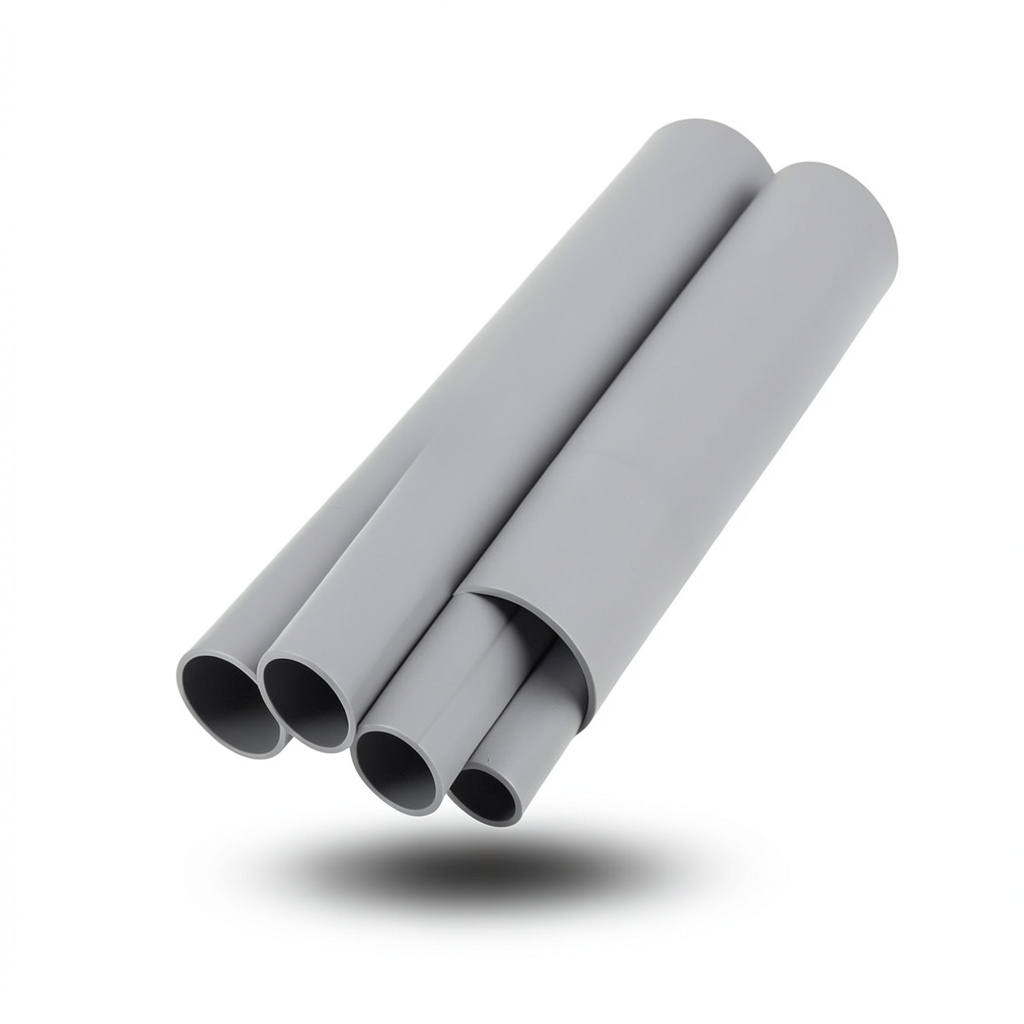 UPVC Pipes Outside Diameter 125 mm Thickness 3.7 mm Gray Color