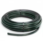 لفة أنابيب بلاستيك HDPE ضغط  15.7 بار [PE 63] قطر خارجي 32 مم  SDR 6  لون اسود مع خط اخضر | مصنع المنى