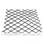 Hot Rolled Black Steel Expanded Metal Mesh 2.8 mm Thickness 1.22 m Width 3 m Length