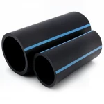 مواسير HDPE الوطني لشبكات المياه ذات الضغط العالي  ضغط 6 بار قطر خارجي 250 مم سمك 7.3 مم لون اسود