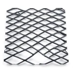 Hot Rolled Black Steel Expanded Metal Mesh Khaleeji 2.8 mm Thick 1.22x4 m