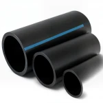 NPF HDPE Pipes for High Pressure Water Networks   Pressure 10 Bar Outside Diameter 180 mm Thickness 8.6 mm Color Black