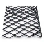Hot Rolled Black Steel Expanded Metal Mesh Khaleeji 2.8 mm Thickness 1.22x6 m